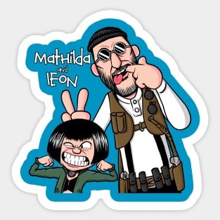 Mathilda & Leon Sticker